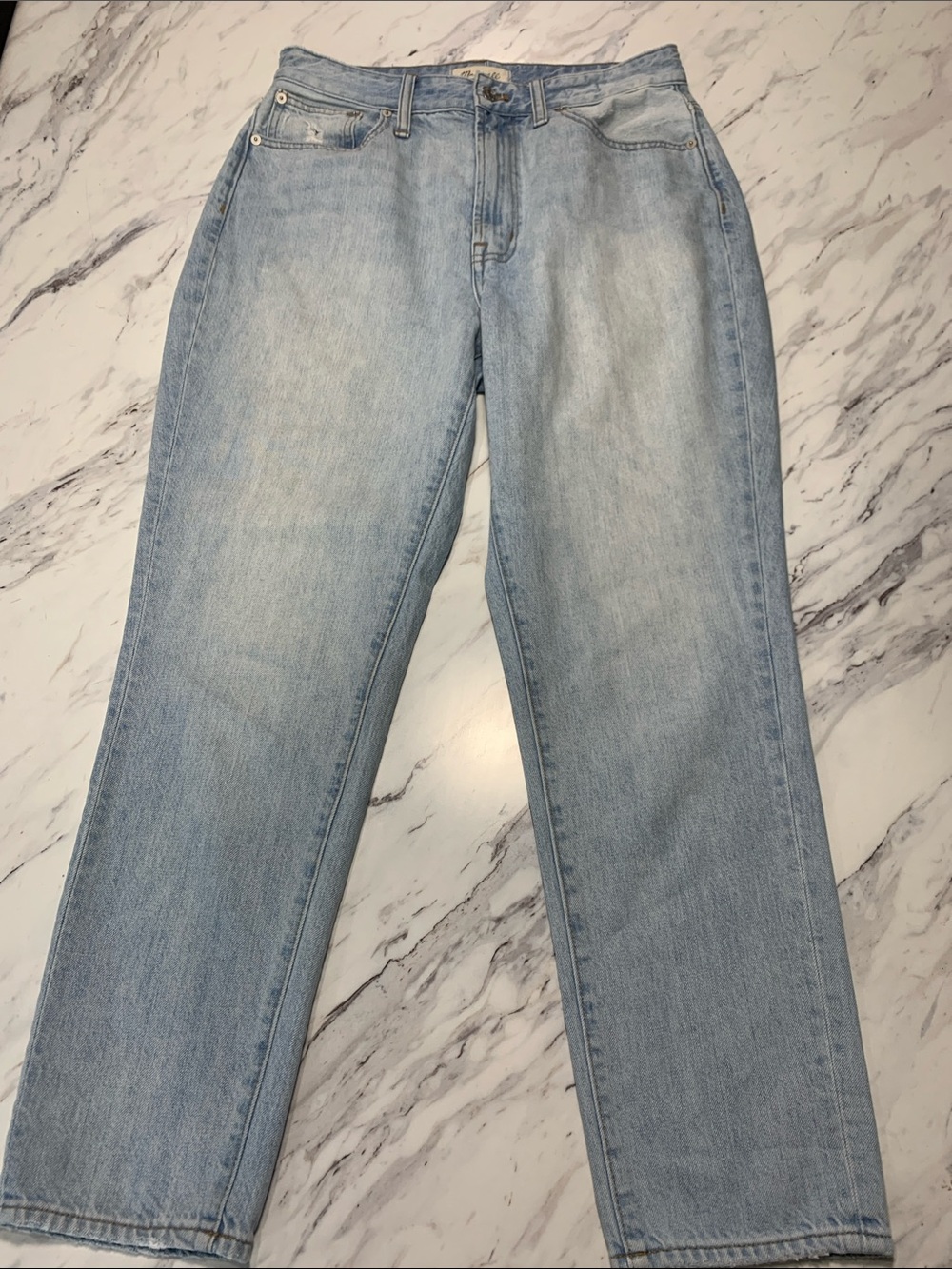 Madewell Straight Light Blue Denim Jeans